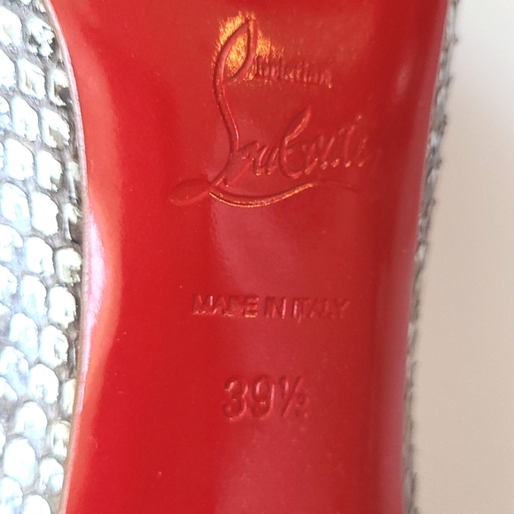 Christian loinoutin pigalle follies 100 python pump 39.5(9) - Picture 8 of 9